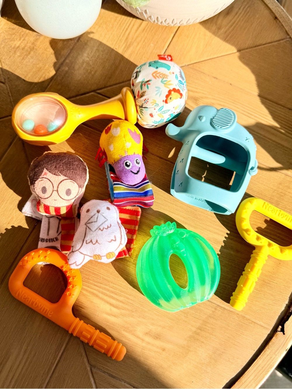 Assorted Kids Toy Sensory Ring & Rattle Set - Multi-Color